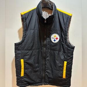 Steelers Black and Yellow Men's Vest